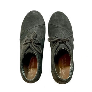 Tom’s Kala Desert Suede Wedge Booties